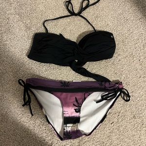 La Vie En Rose Aqua bikini set, Sz Med